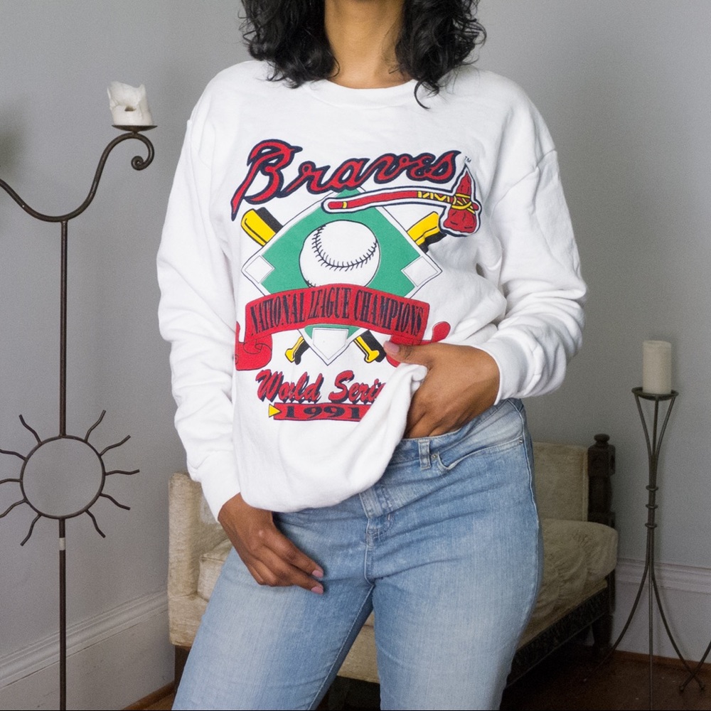Vintage Atlanta Braves World Series Sweatshirt